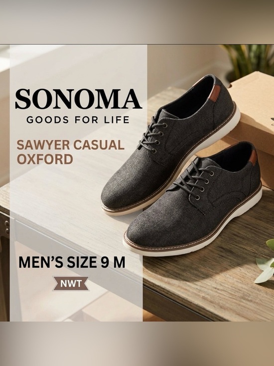 Sonoma Other - Sonoma Goods For Life Men's Sawyer Oxford Shoes - Size 9 Medium